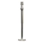 full extension of LT-5153 zinc-plated trailer jack.